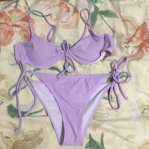 Shein Purple Bathing suit